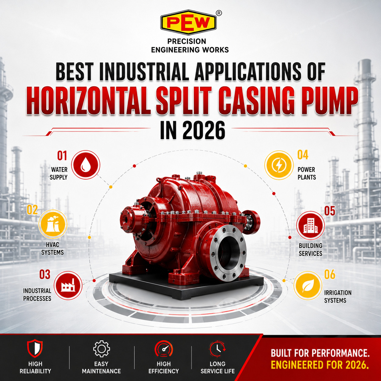 Best Industrial Applications of Horizontal Split Casing Pump in 2026