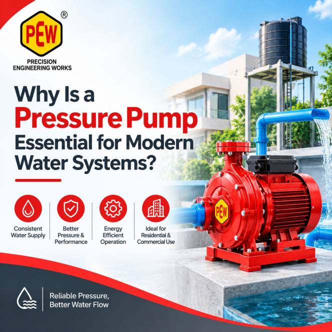 Why Is a Pressure Pump Essential for Modern Water Systems