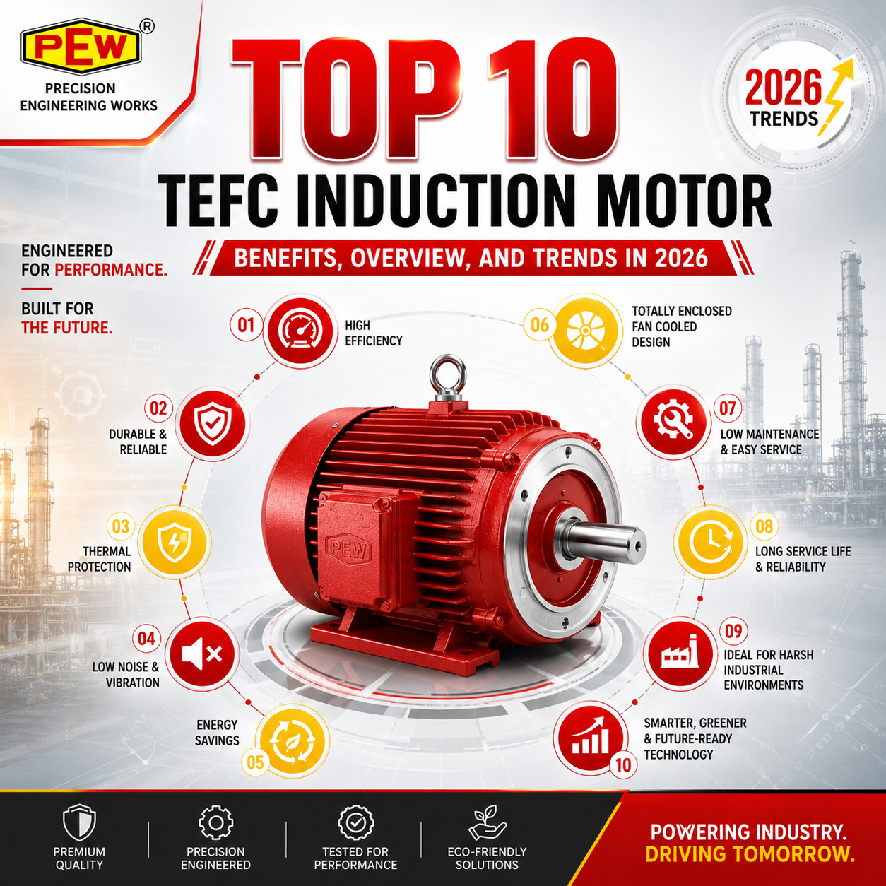 Top 10 TEFC Induction Motor Benefits, Overview, and Trends in 2026 Top 10 TEFC Induction Motor Benefits, Overview, and Trends in 2026