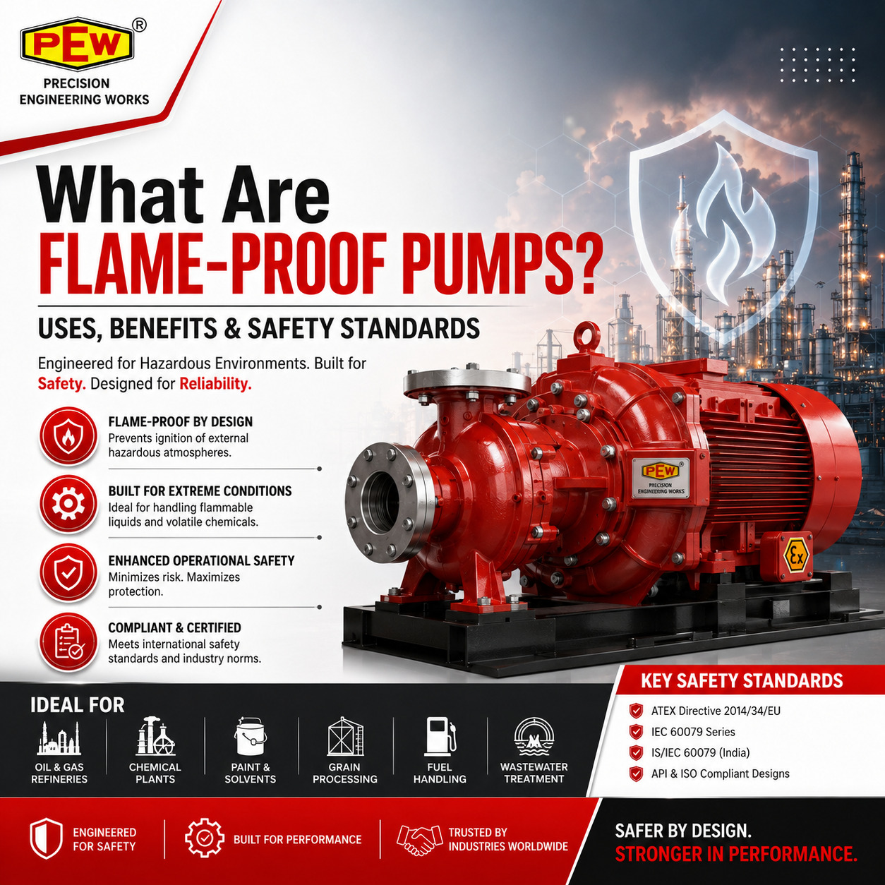 What Are Flame-Proof Pumps? Uses, Benefits & Safety Standards What Are Flame-Proof Pumps? Uses, Benefits & Safety Standards